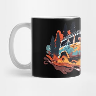 4x4 Off Road Jeep Lover T-Shirt Design Mug